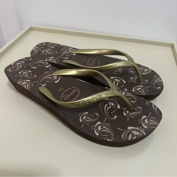 Havaianas High Light wedge flip flop - Picture 1 of 7